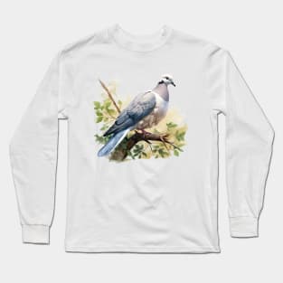 Collared Dove Long Sleeve T-Shirt